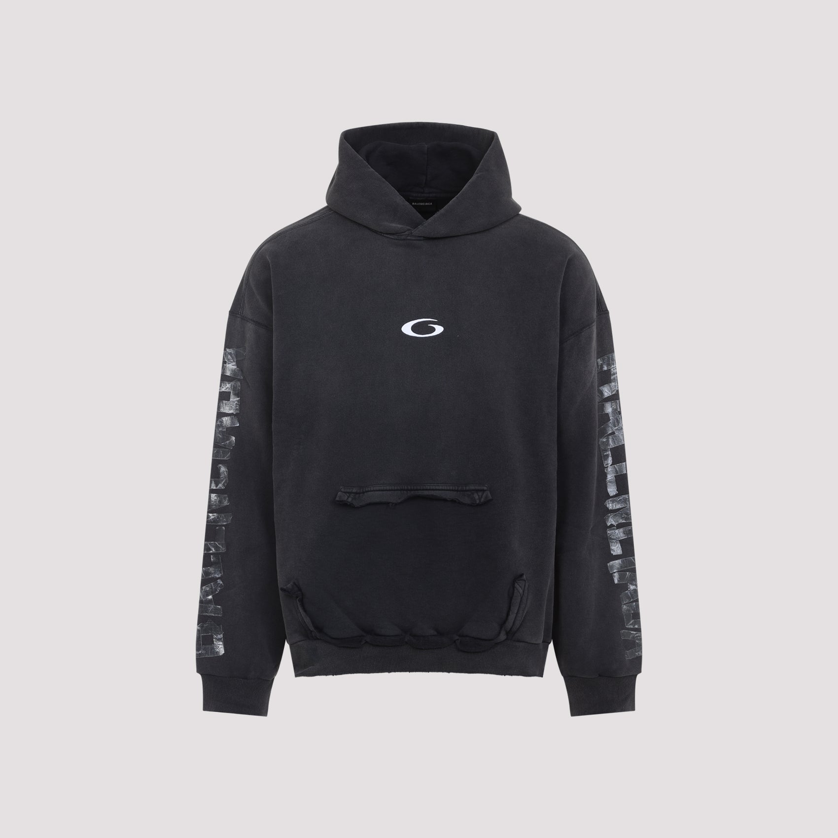 BALENCIAGA Ripped Pocket Hoodie for Men