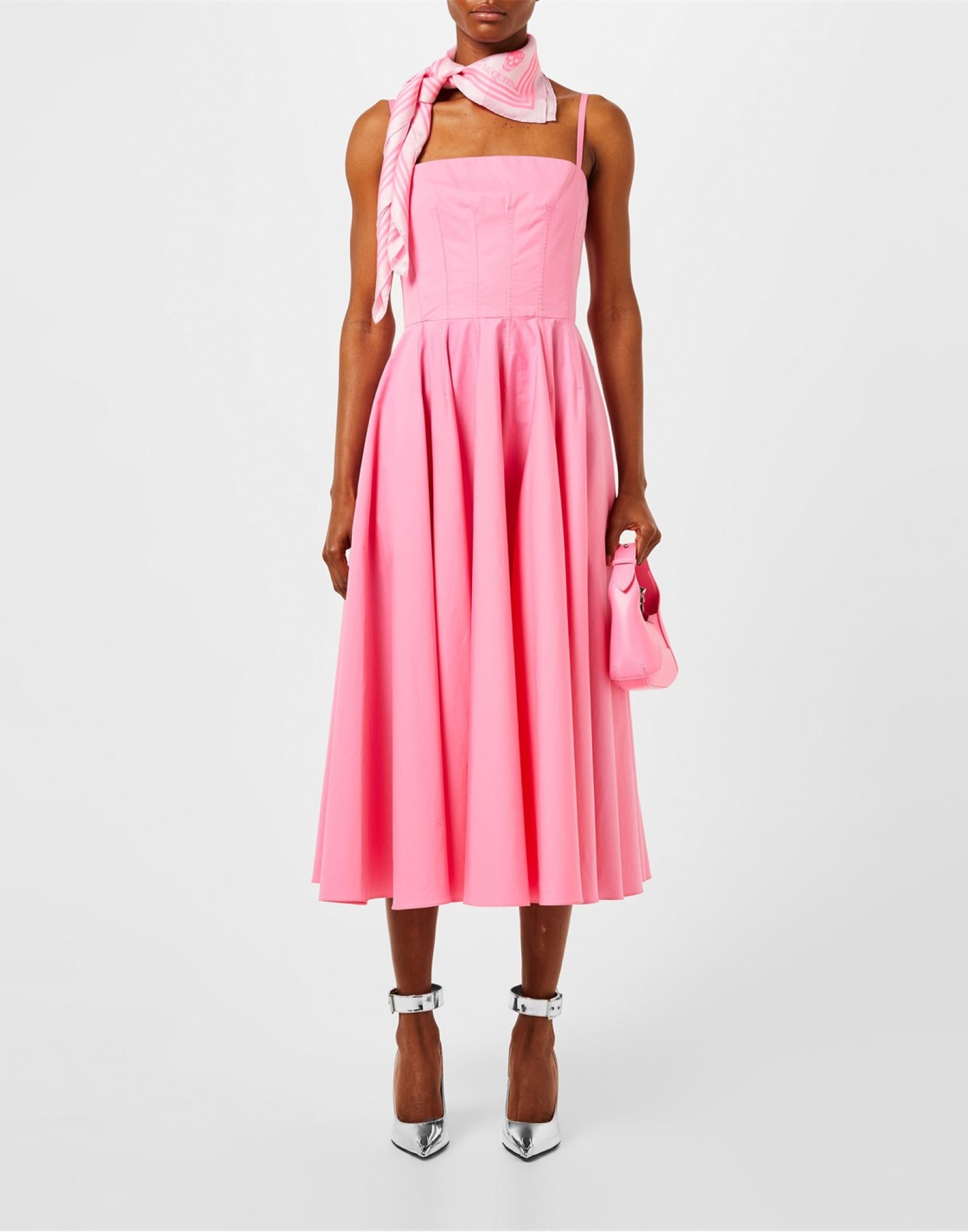 ALEXANDER MCQUEEN Mirror Metallic Pumps - 100mm Heel