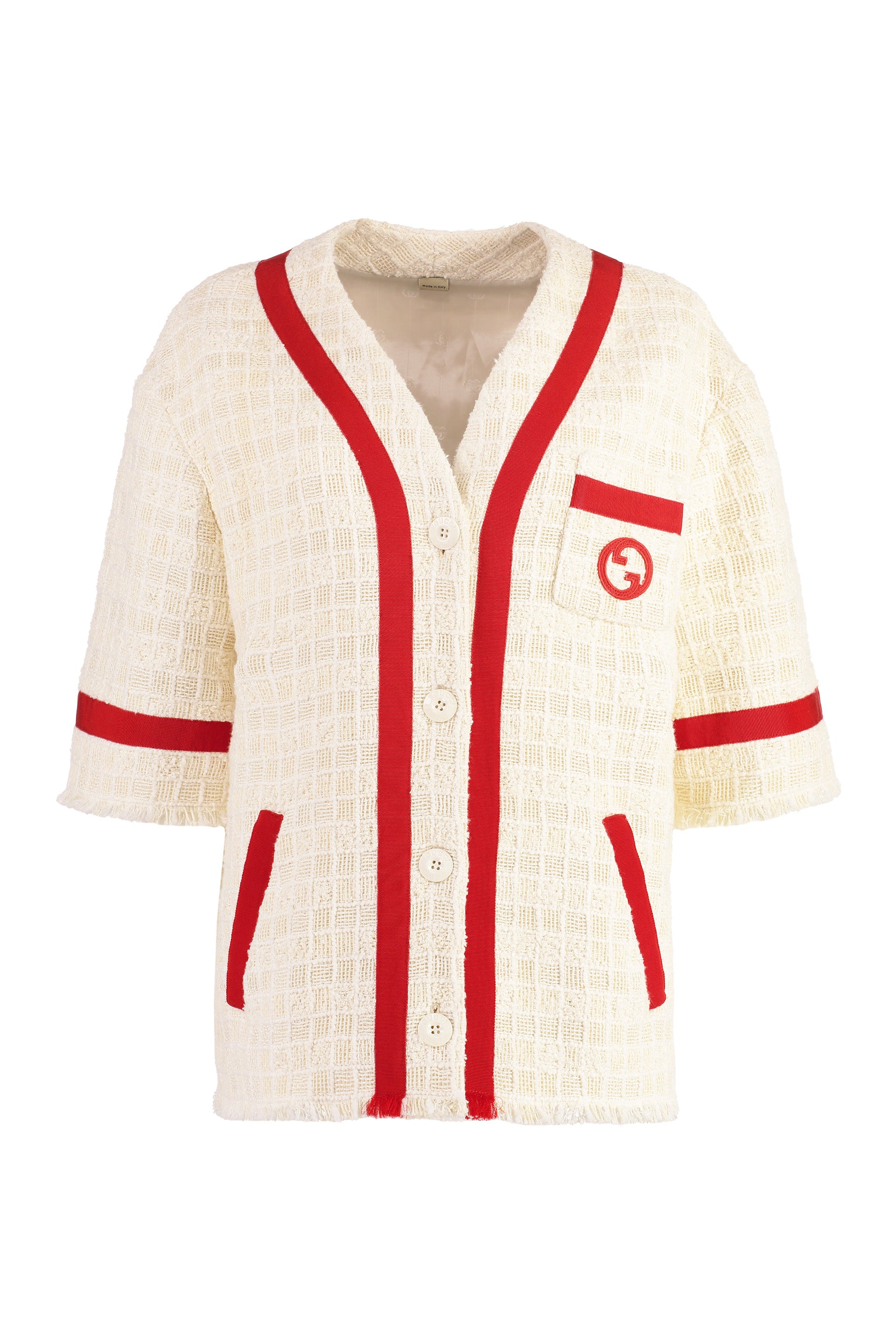 GUCCI Cotton Blend Blazer - Women’s Outerwear