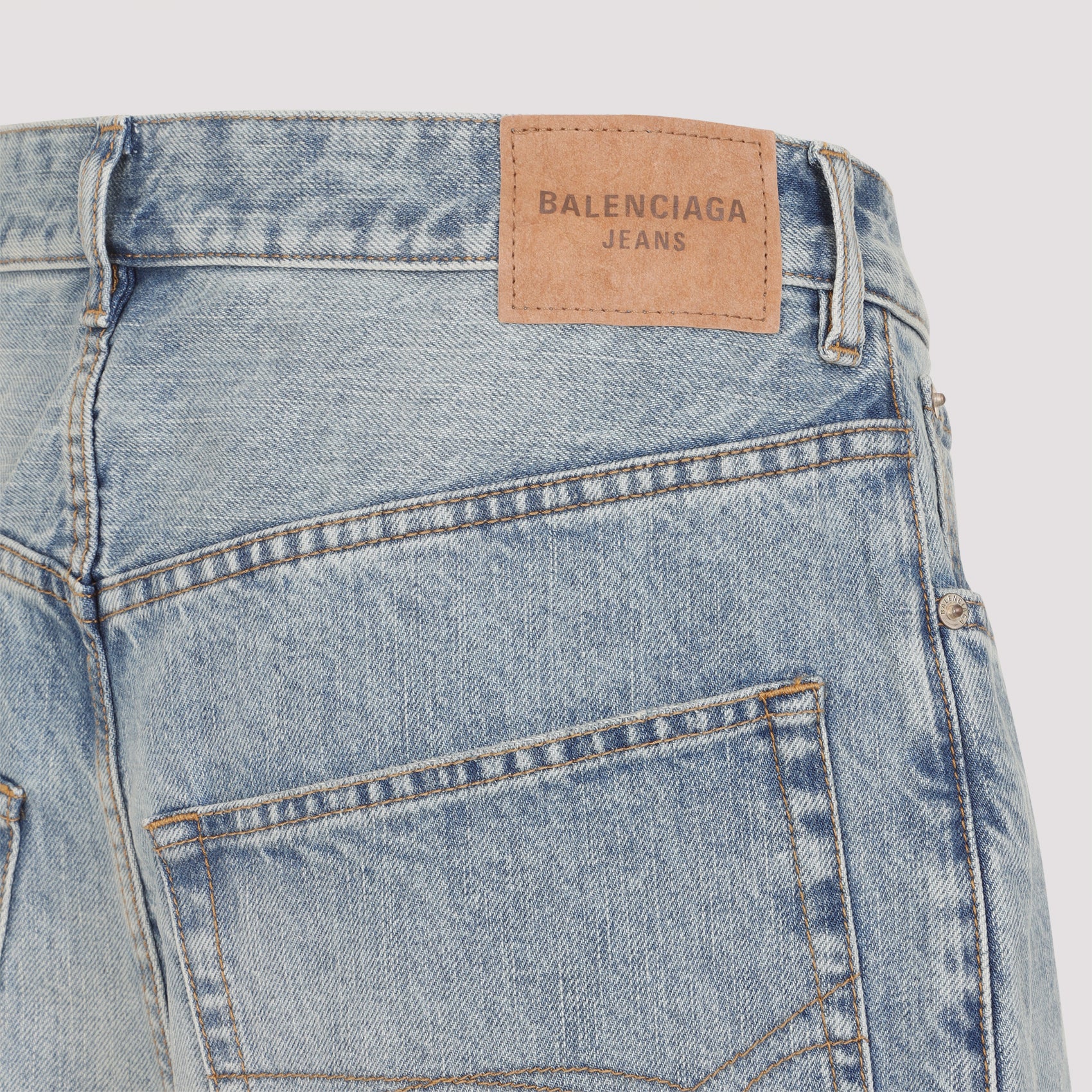 BALENCIAGA Men's Denim Jeans - FW25 Collection