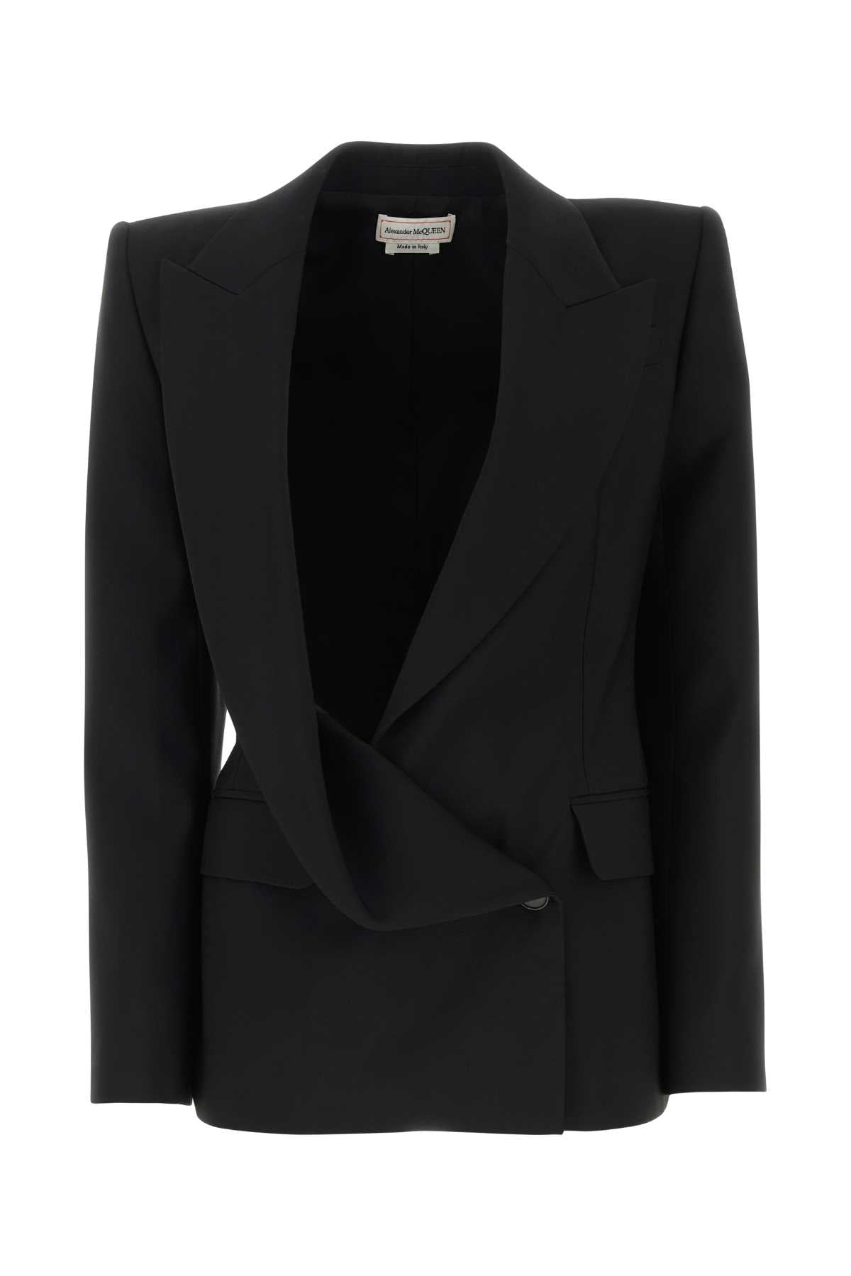 ALEXANDER MCQUEEN Wool Blazer for Women - SS23 Collection