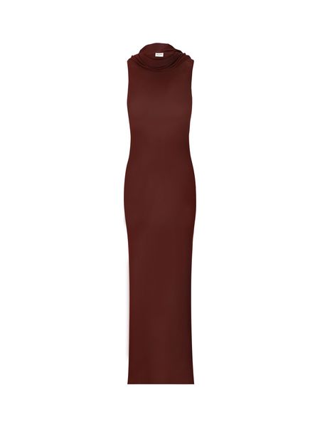 SAINT LAURENT Viscose Long Dress for Women - SS23 Collection
