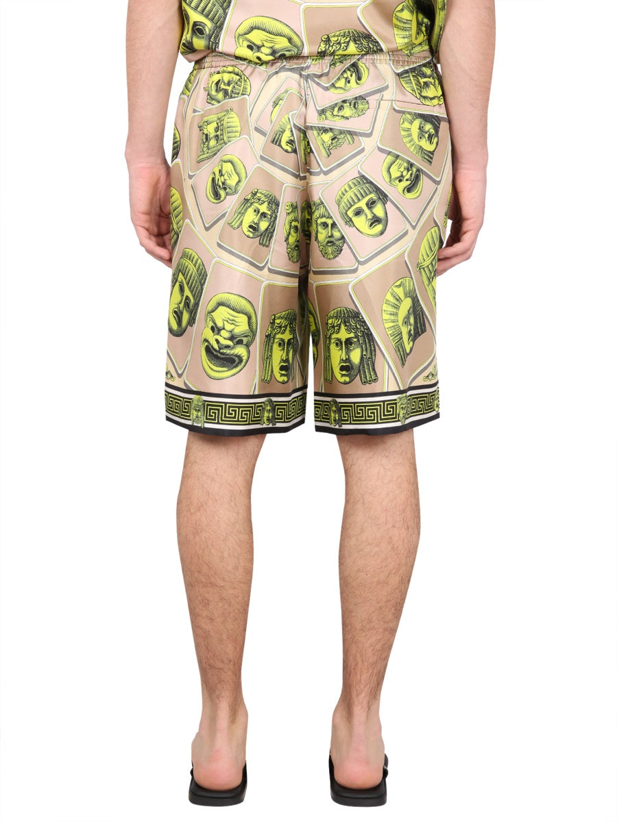 VERSACE Men's Mini Bermuda Shorts - The Masks