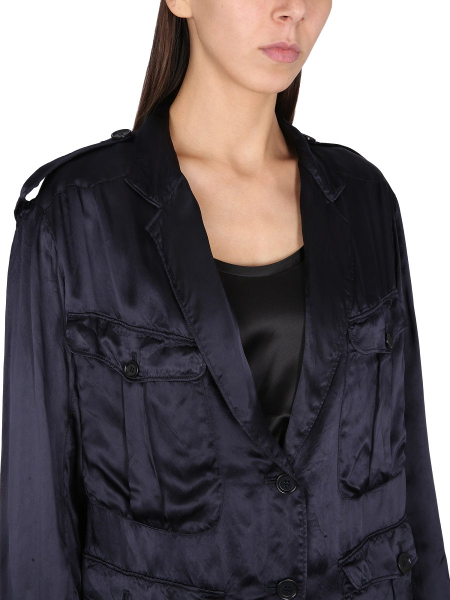 ASPESI Essential Women's Single-Breasted Jacket with Pockets