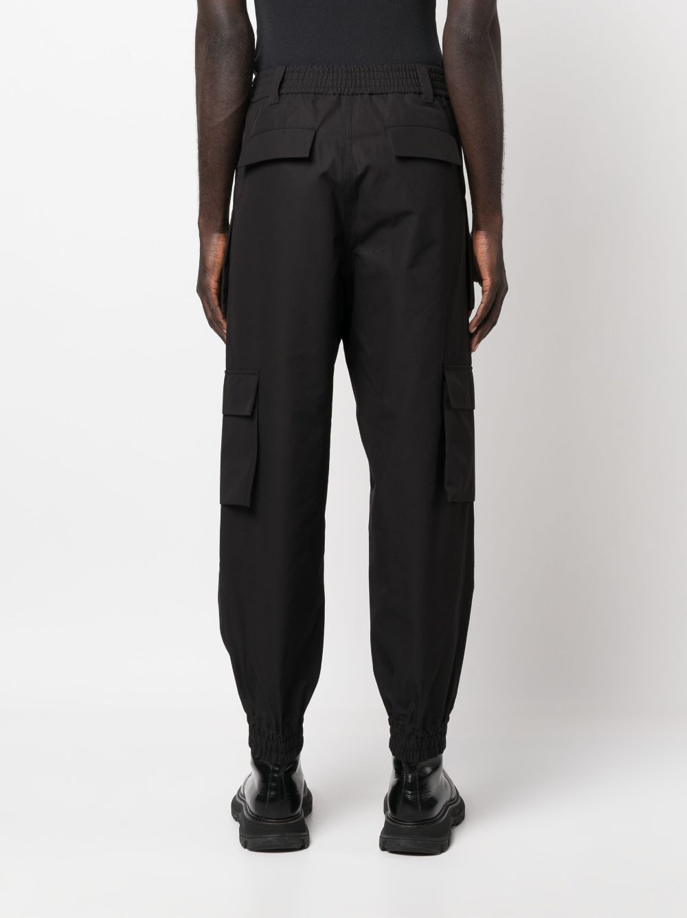 ALEXANDER MCQUEEN Men's Organic Cotton Cargo Trousers - FW23