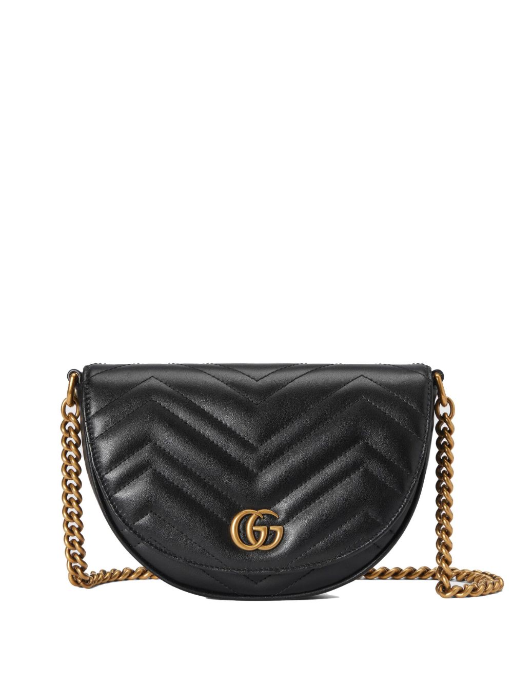 GUCCI Mini Matelassé Leather Shoulder Handbag