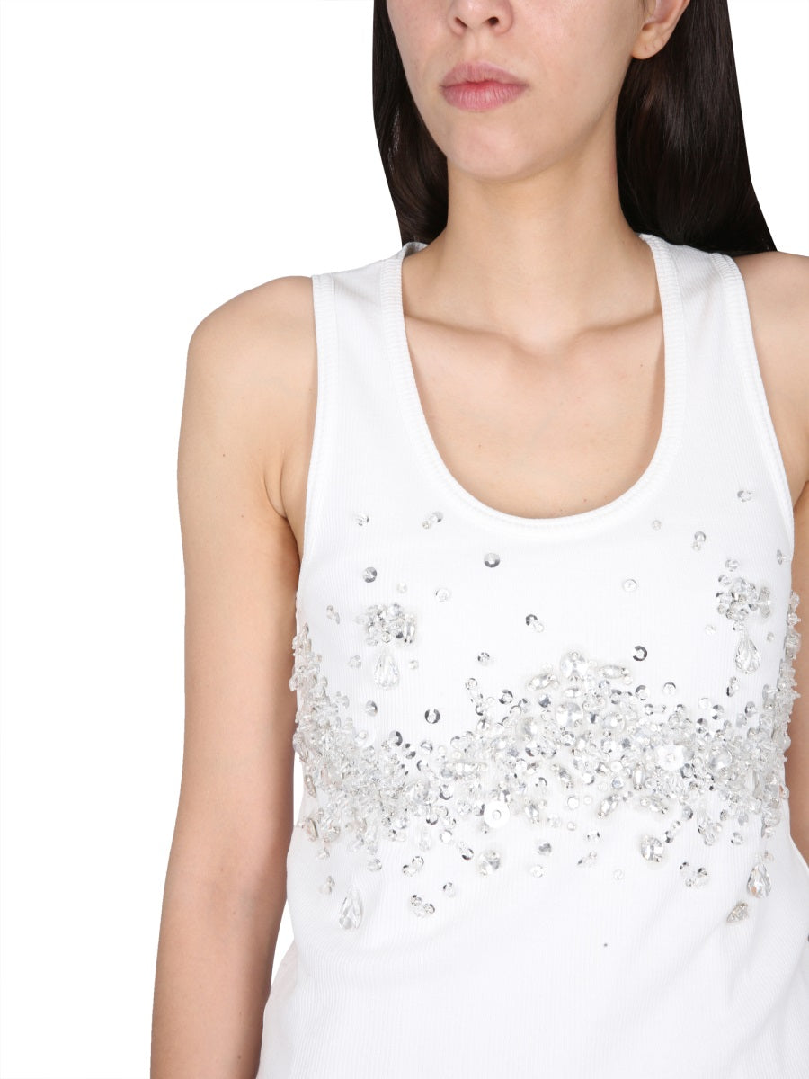 BOTTEGA VENETA Crisp Cotton T-Shirt Top