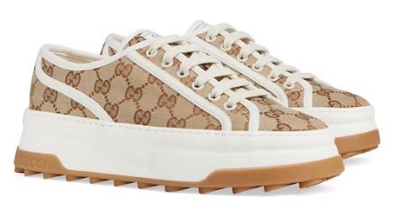 GUCCI Fabric Low-Top Sneakers for Women
