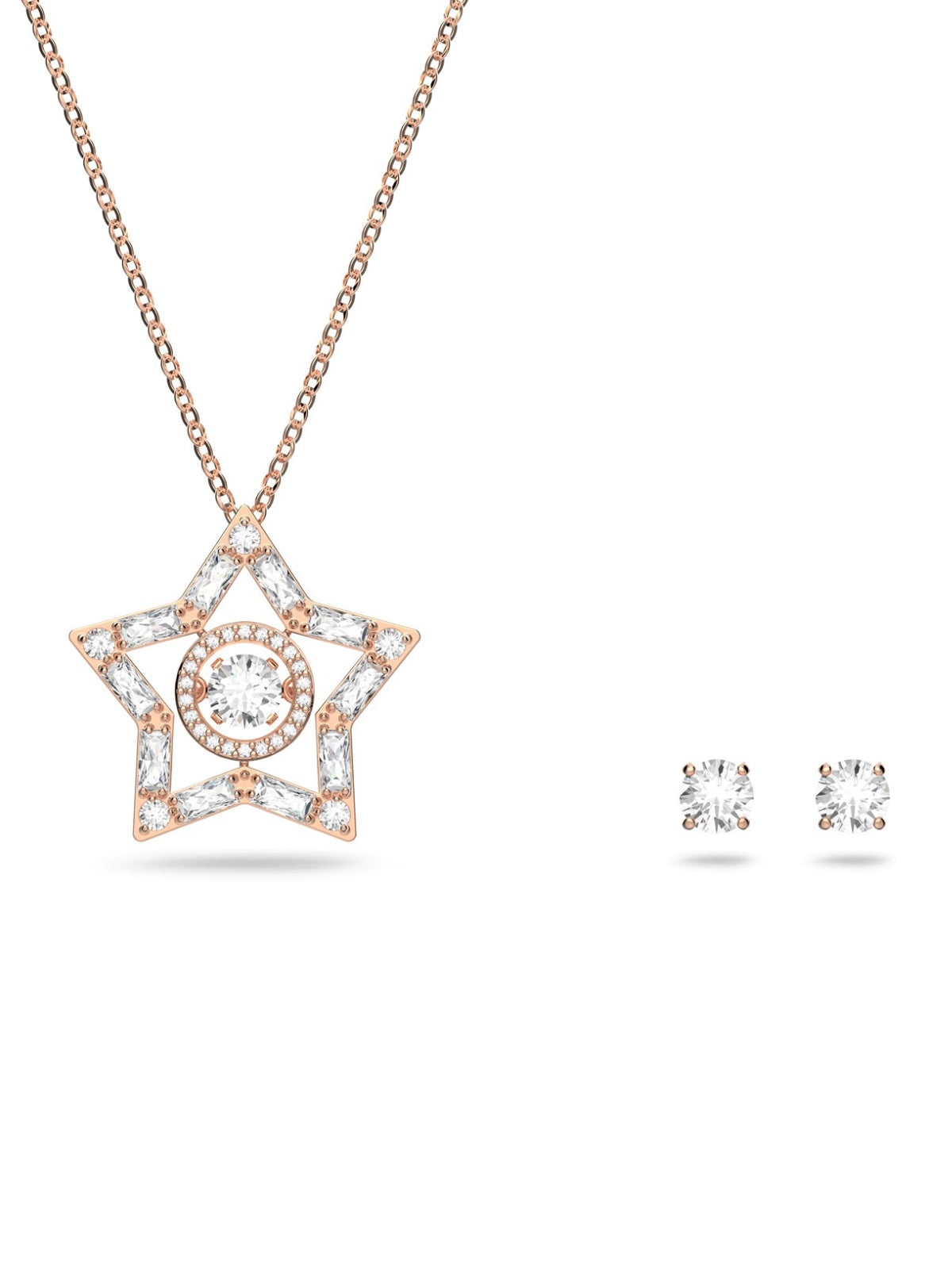 SWAROVSKI Stella Necklace and Earrings Set - Mini