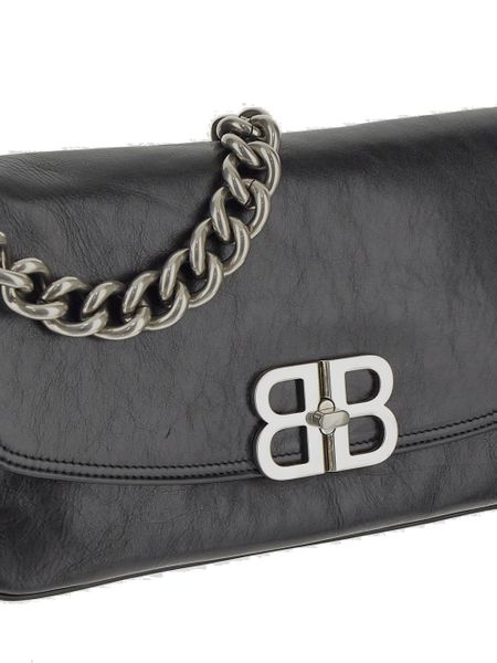 BALENCIAGA Soft Flap Mini Handbag