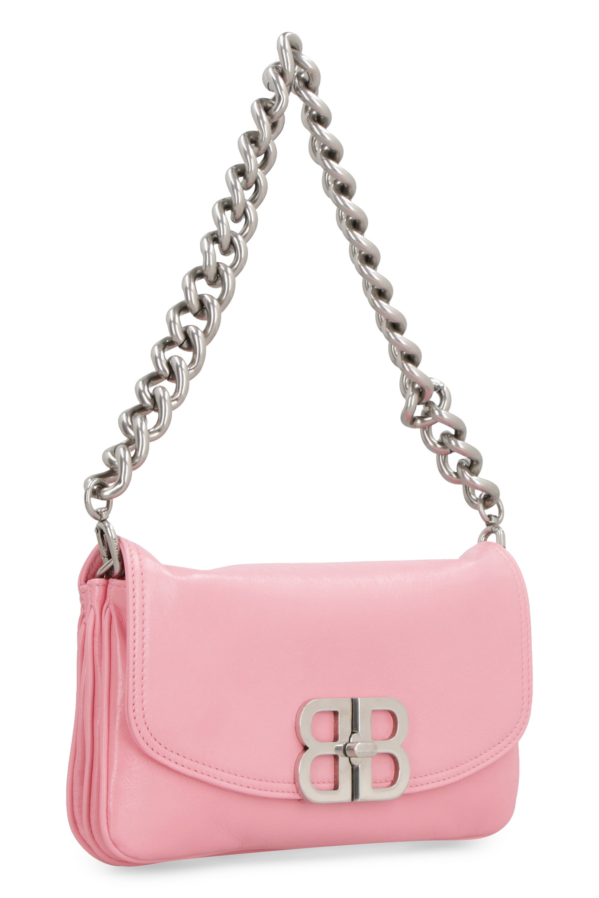 BALENCIAGA Soft Leather Crossbody Handbag - Mini