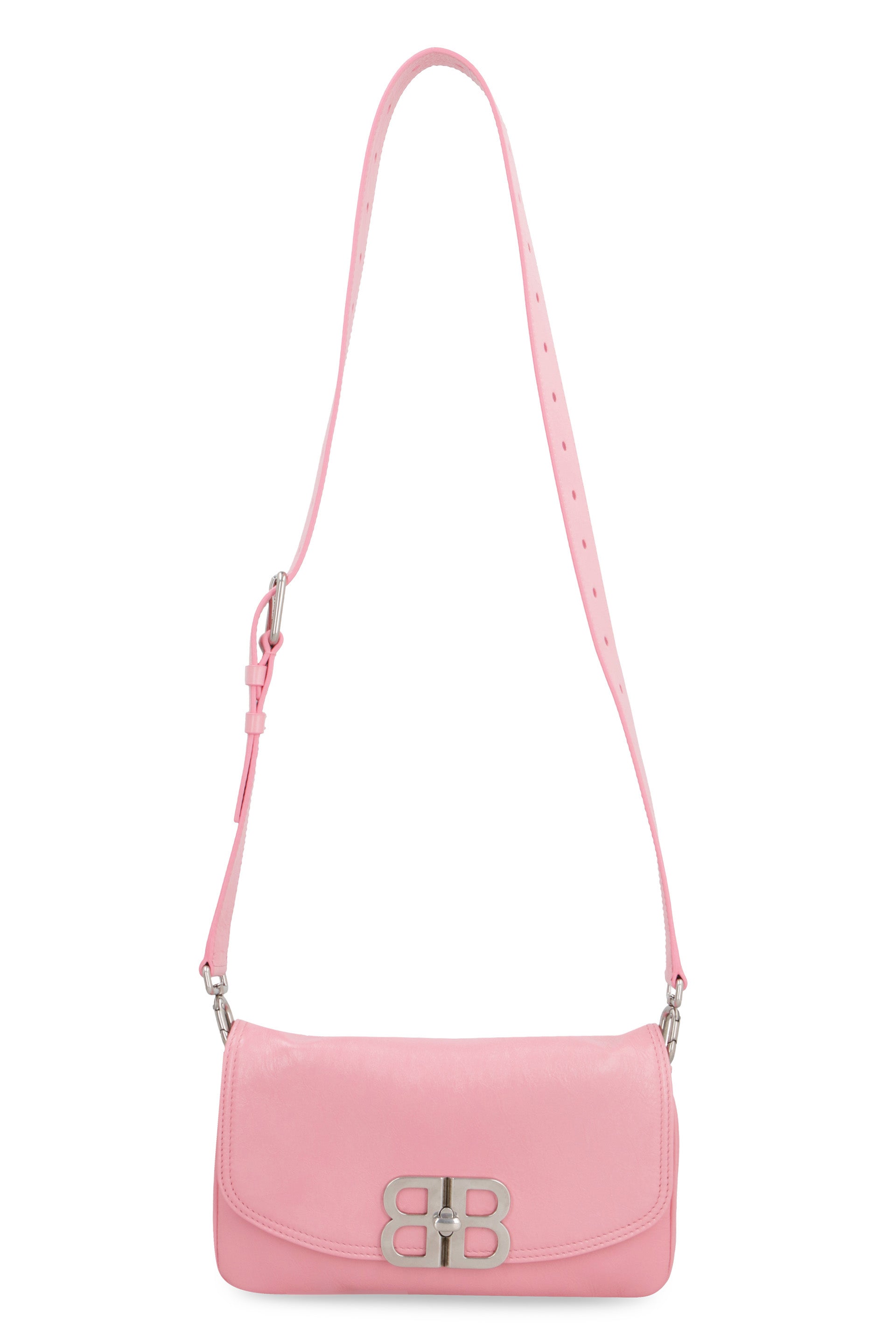 BALENCIAGA Soft Leather Crossbody Handbag - Mini
