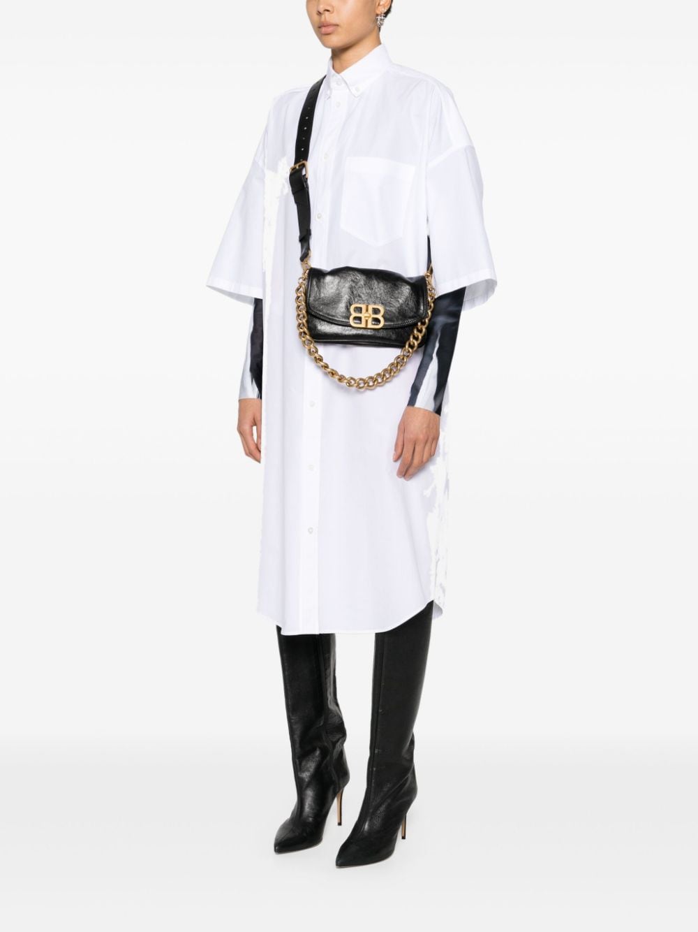 BALENCIAGA Mini Soft Flap Handbag