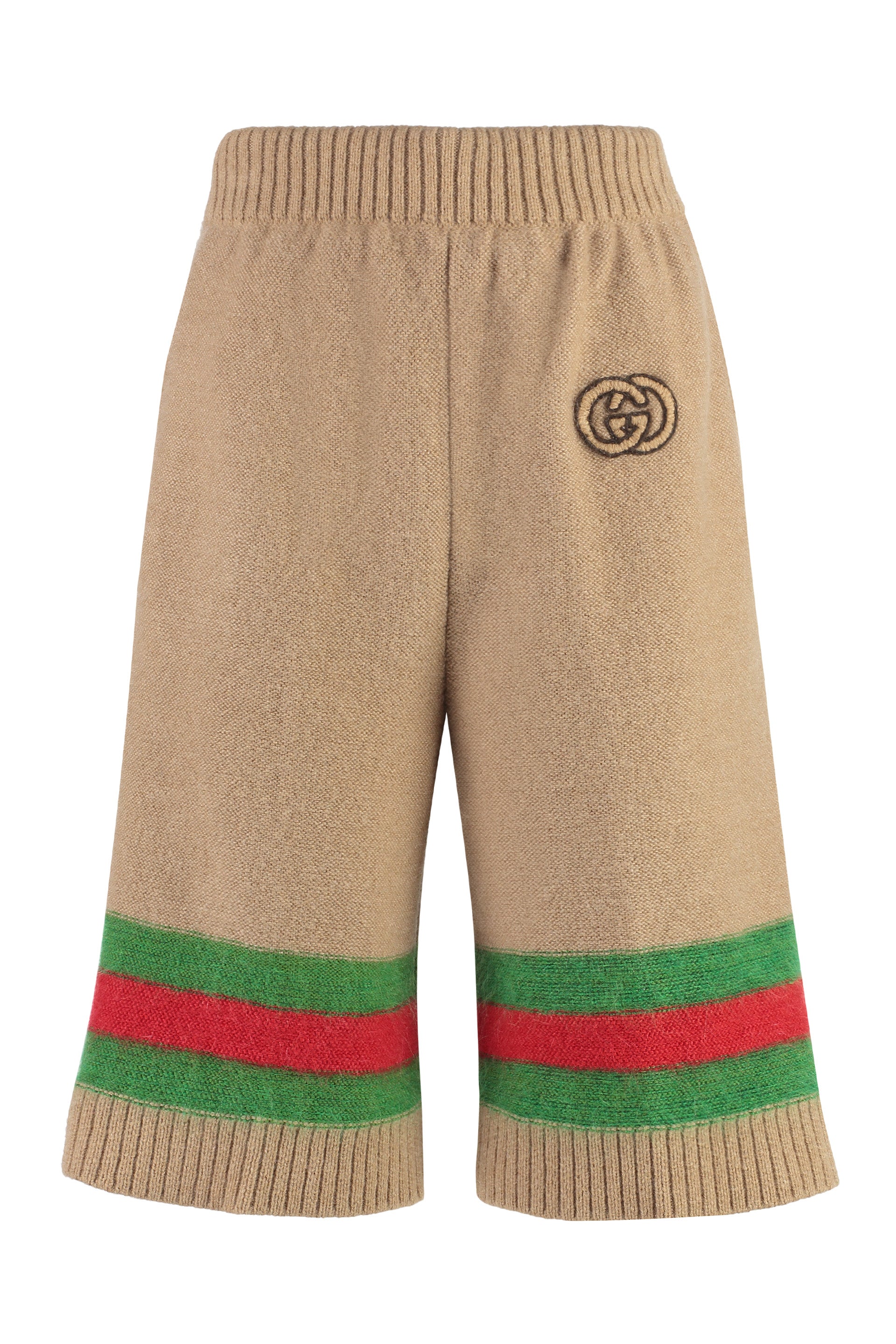 GUCCI Mini Knit Shorts with Elastic Waistband for Women