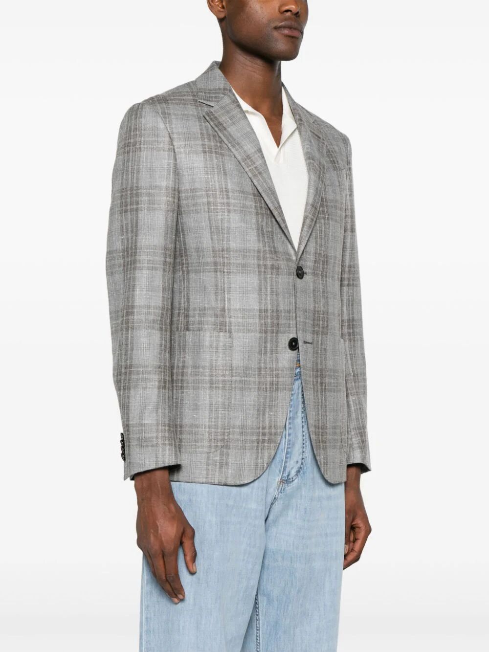 ZEGNA Wool and Silk Blend Jacket for Men - SS24 Collection