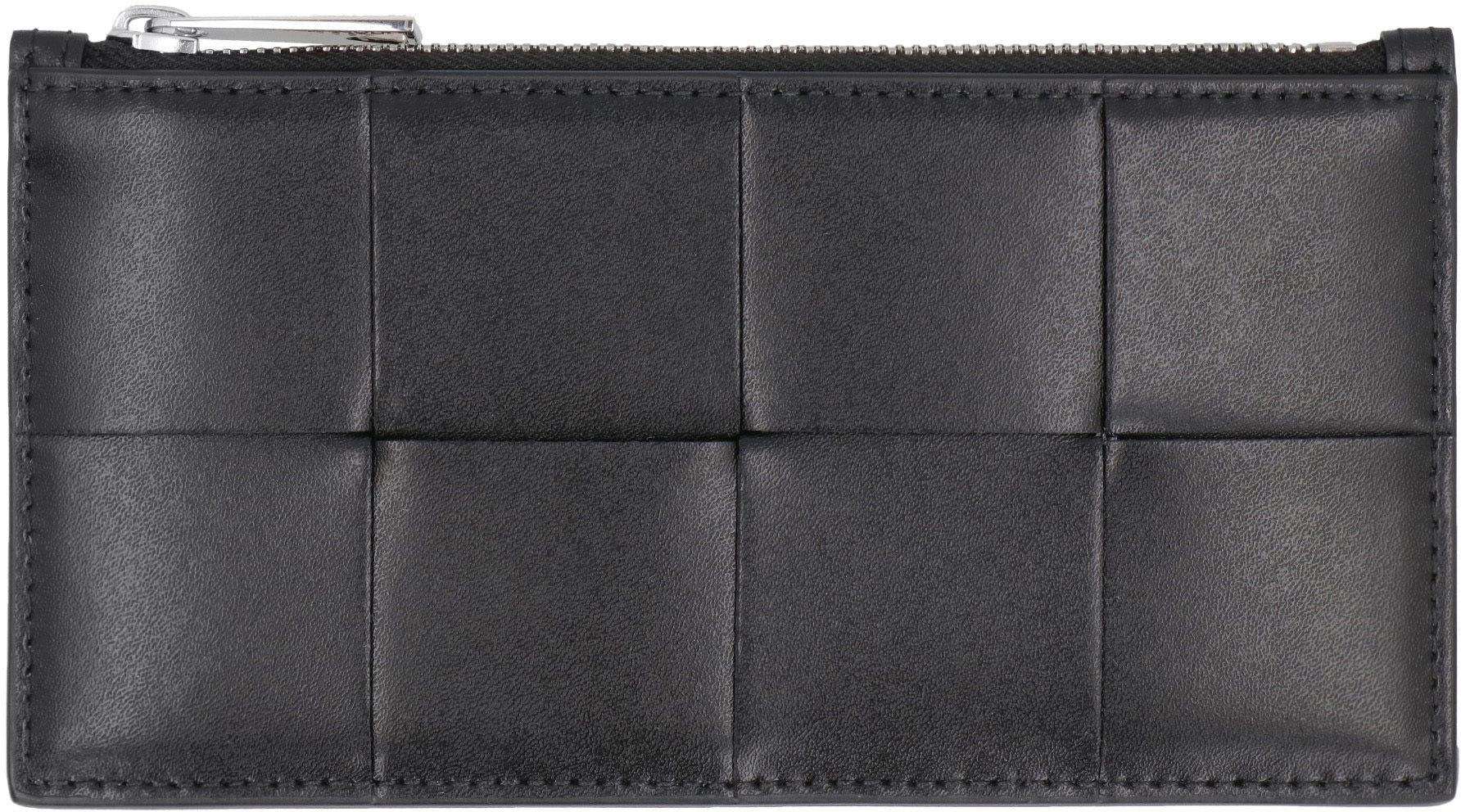BOTTEGA VENETA Mini Intrecciato Leather Card Holder