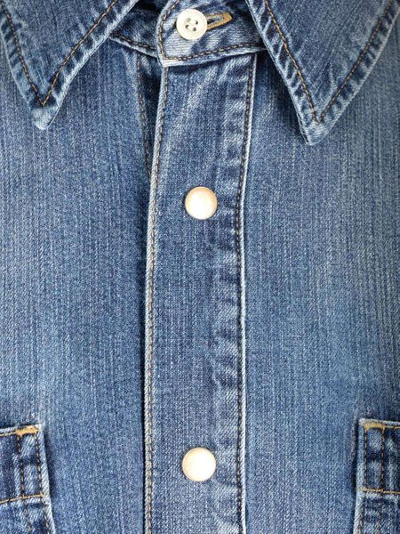 ALEXANDER MCQUEEN Denim Shirt with Dart Details