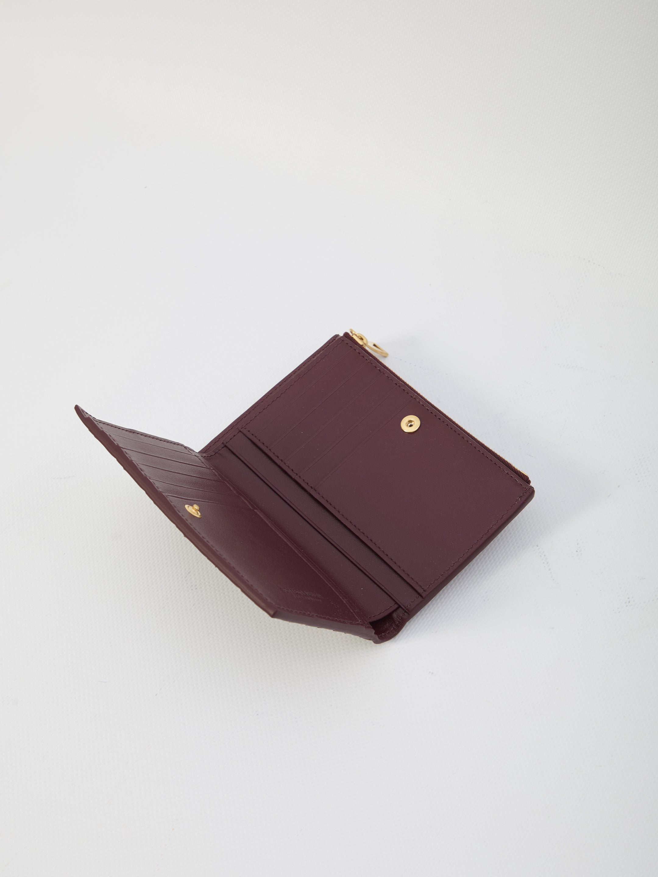 BOTTEGA VENETA Medium Intrecciato Mini Wallet - FW25