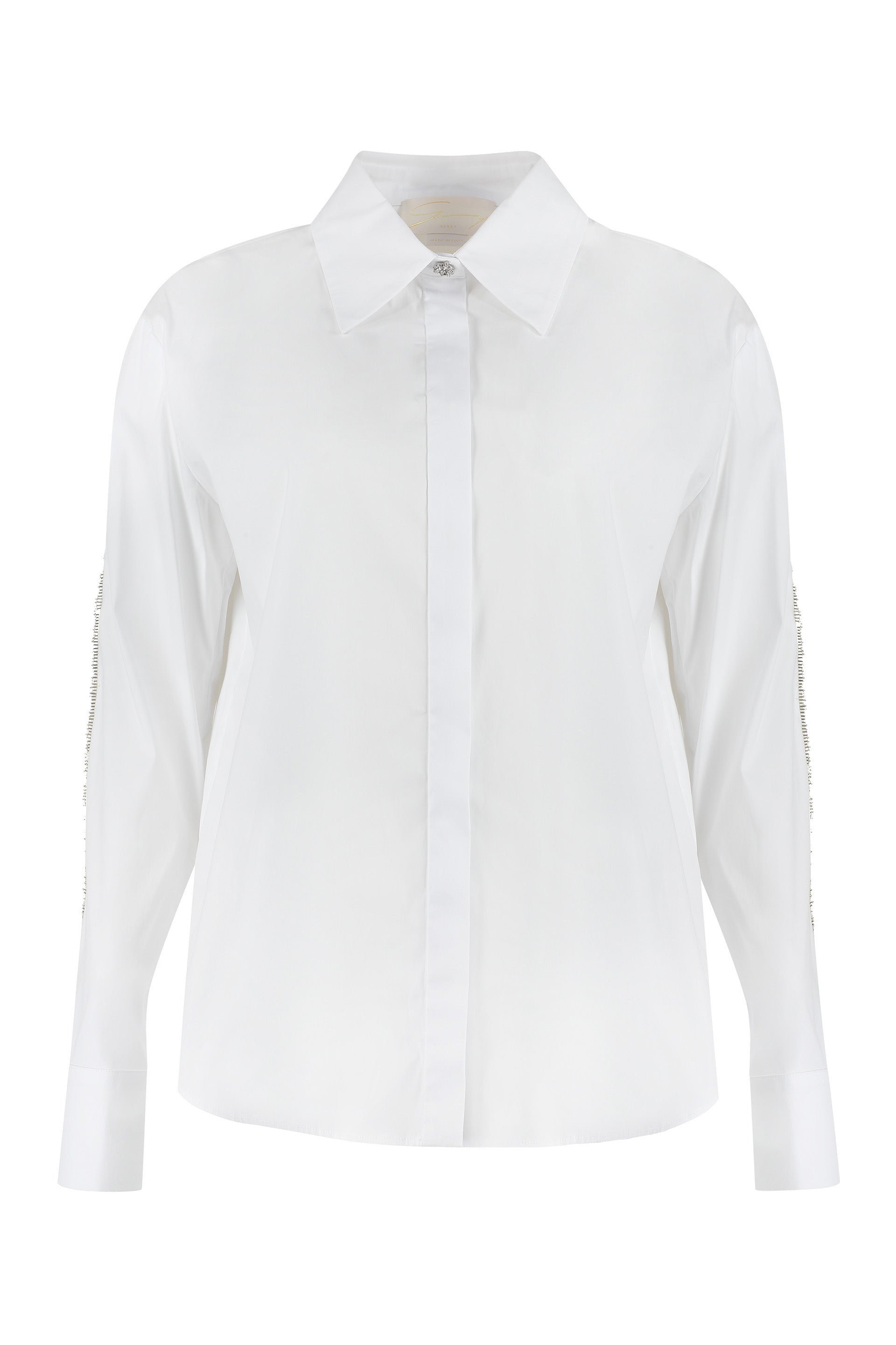 GENNY Stretch Poplin Mini Shirt