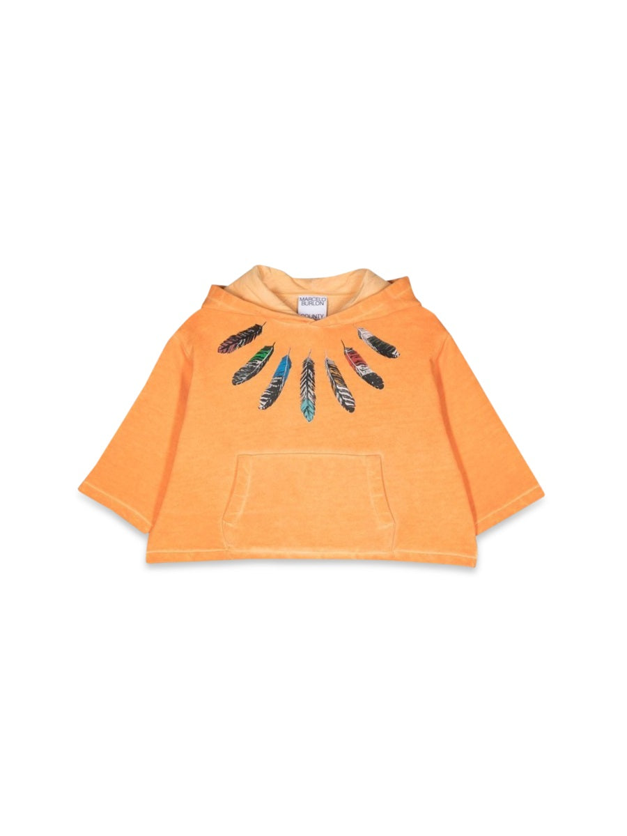 MARCELO BURLON COUNTY OF MILAN Mini Printed Hoodie for Boys