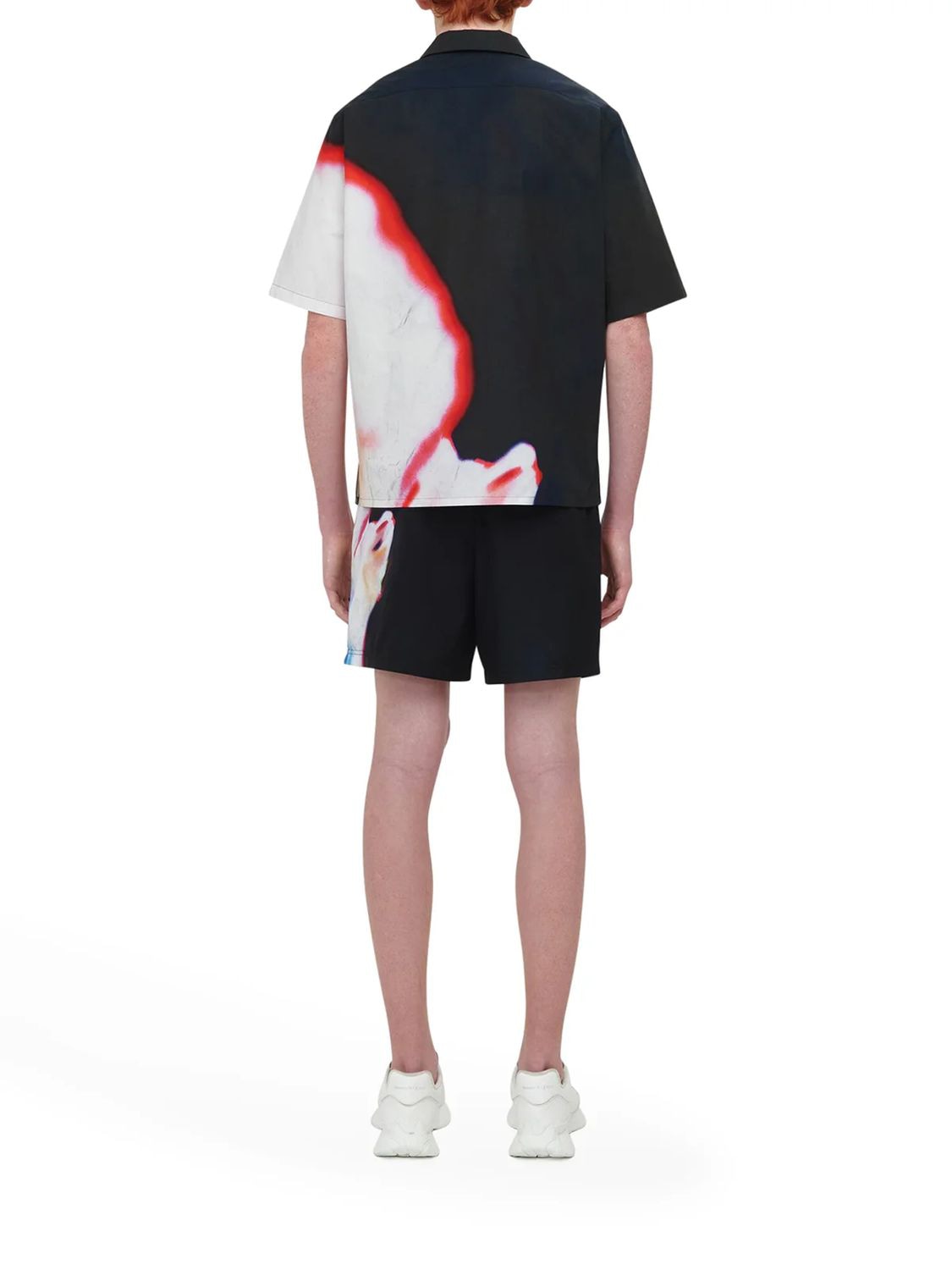 ALEXANDER MCQUEEN Floral Printed Short-Sleeved Shirt