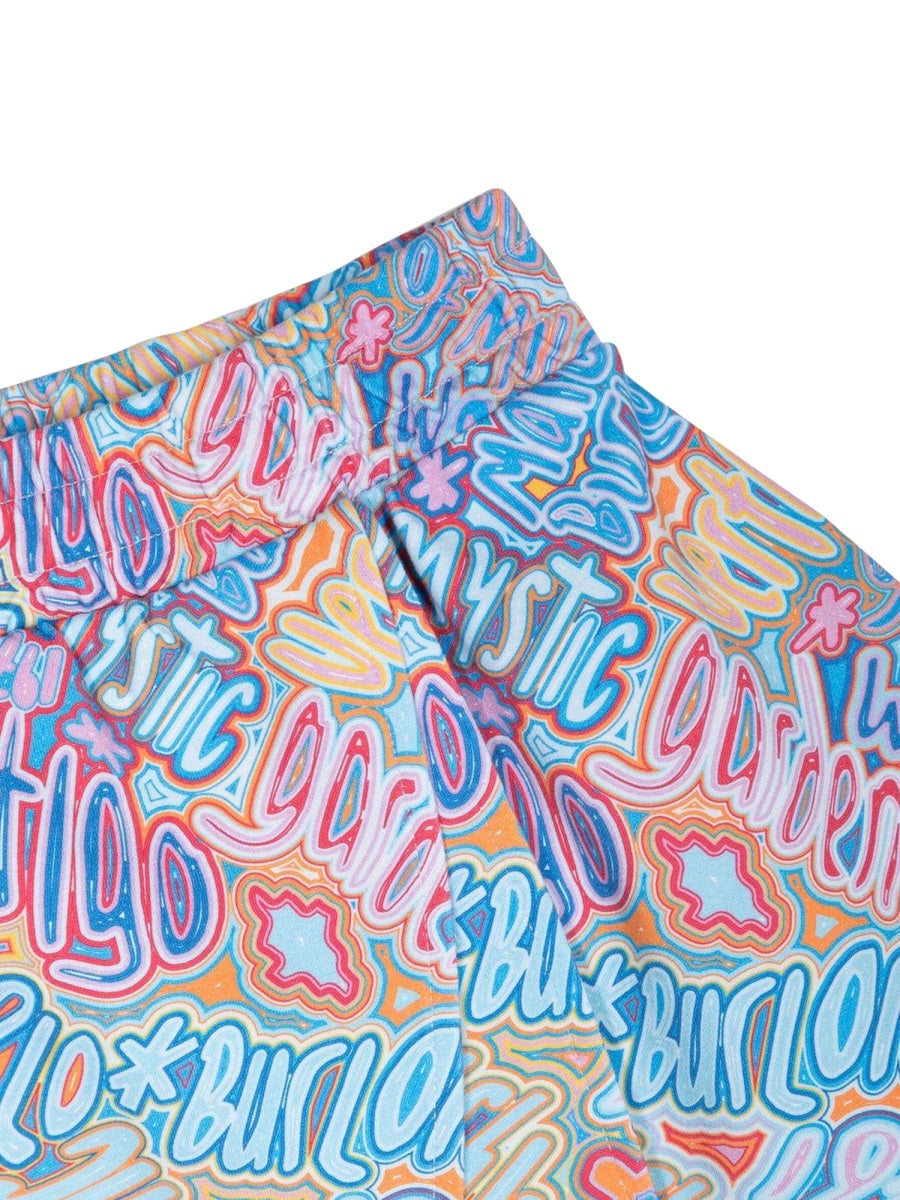 MARCELO BURLON COUNTY OF MILAN Panel Sweatskirt for Girls - Mini Style