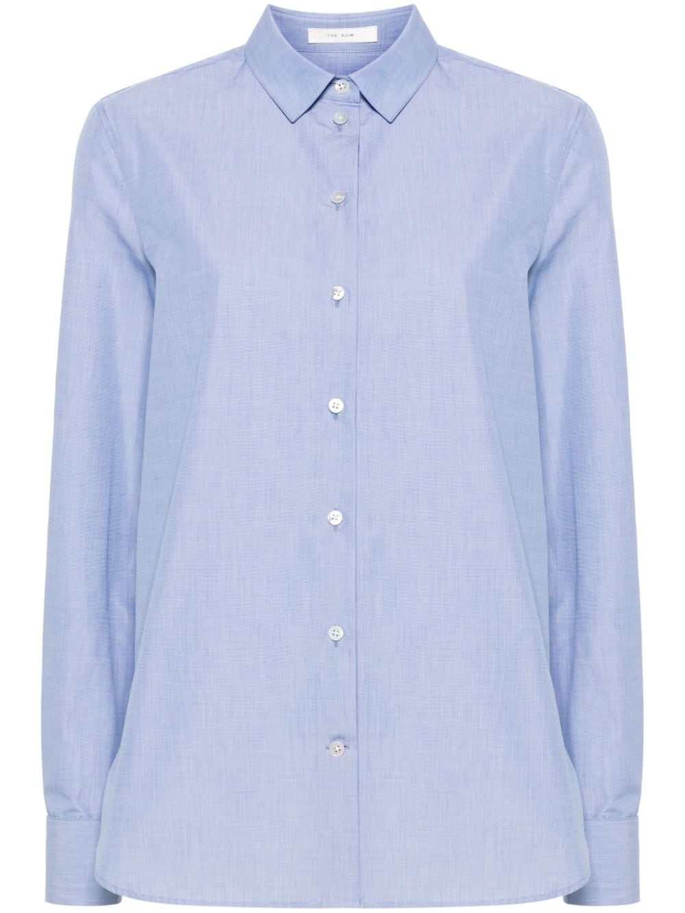 THE ROW Cotton Poplin Shirt with Classic Cut
