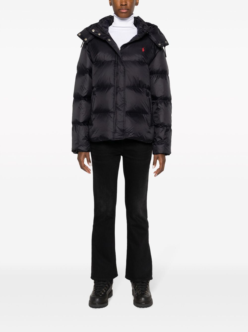 WOLFORD Cotton Blend High Neck Bodysuit for Women