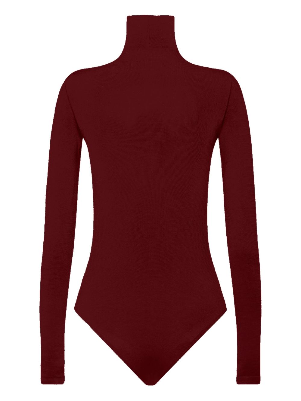 WOLFORD Cotton Blend Long Sleeve Turtleneck Bodysuit