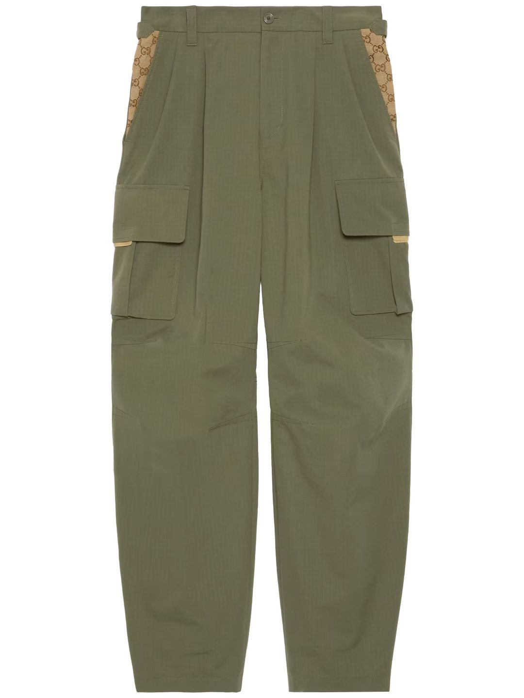 GUCCI Men's Cargo Trousers with Zipped Ankle Cuffs