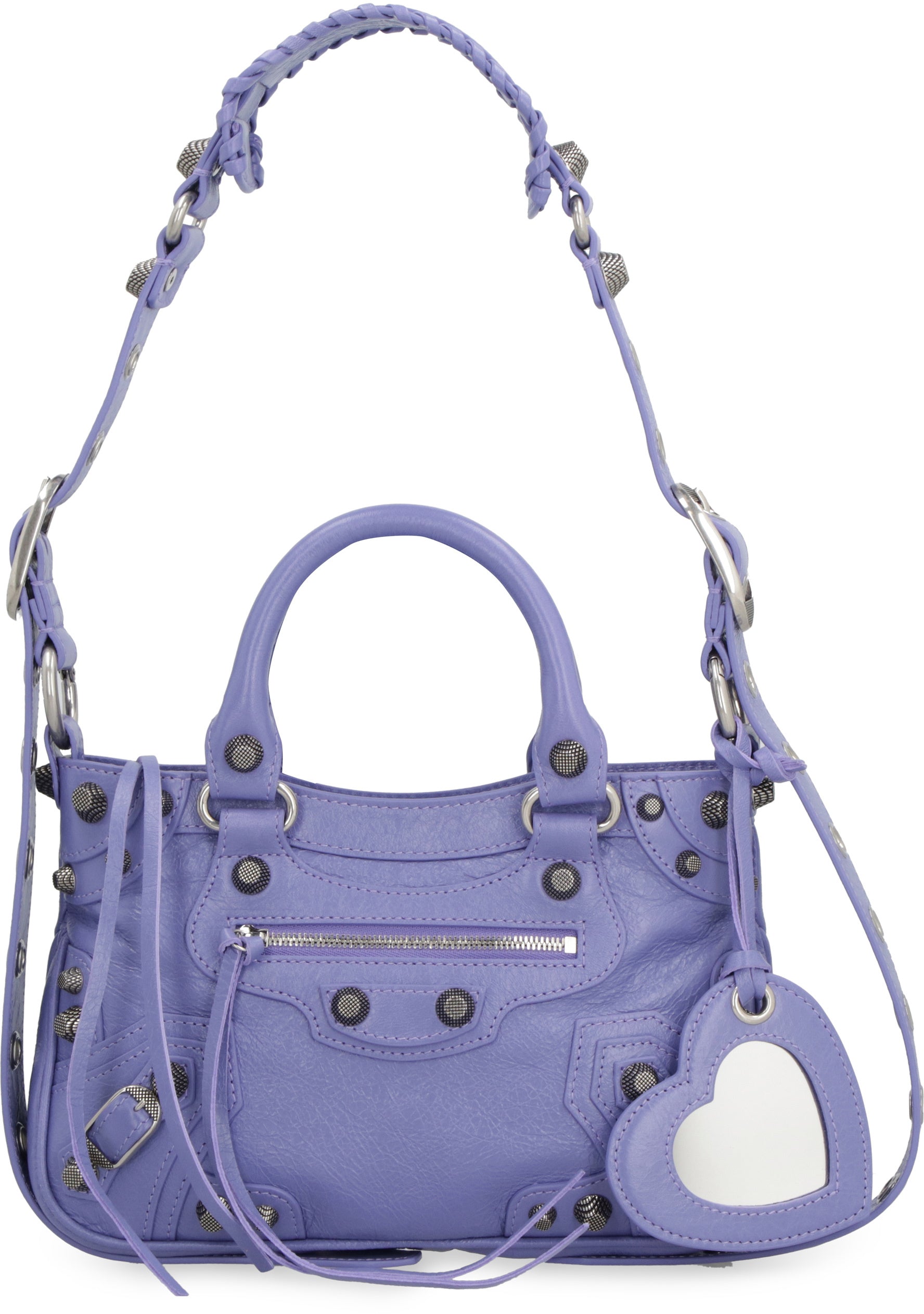 BALENCIAGA Nappa Leather Neo Cagole S Handbag