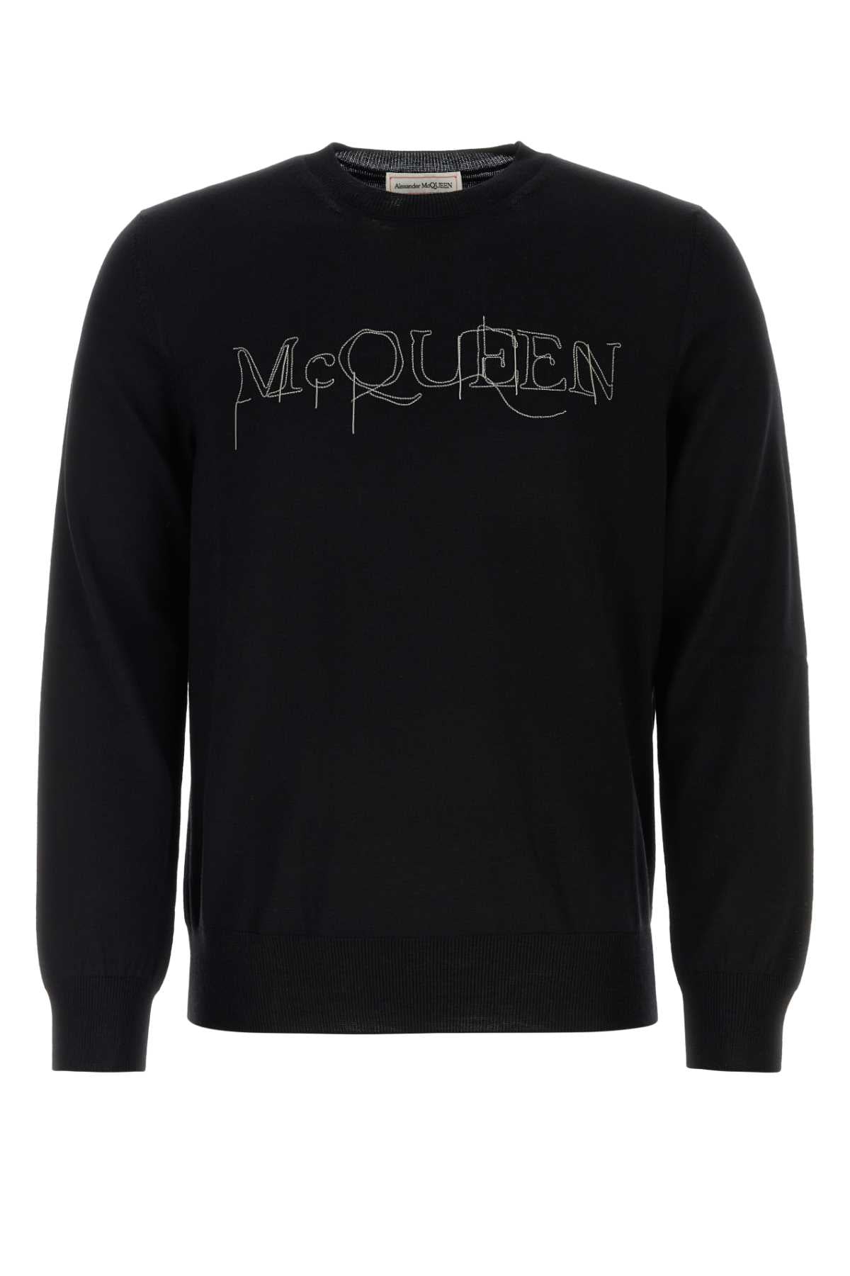 ALEXANDER MCQUEEN Classic Wool Sweater for Men - FW23