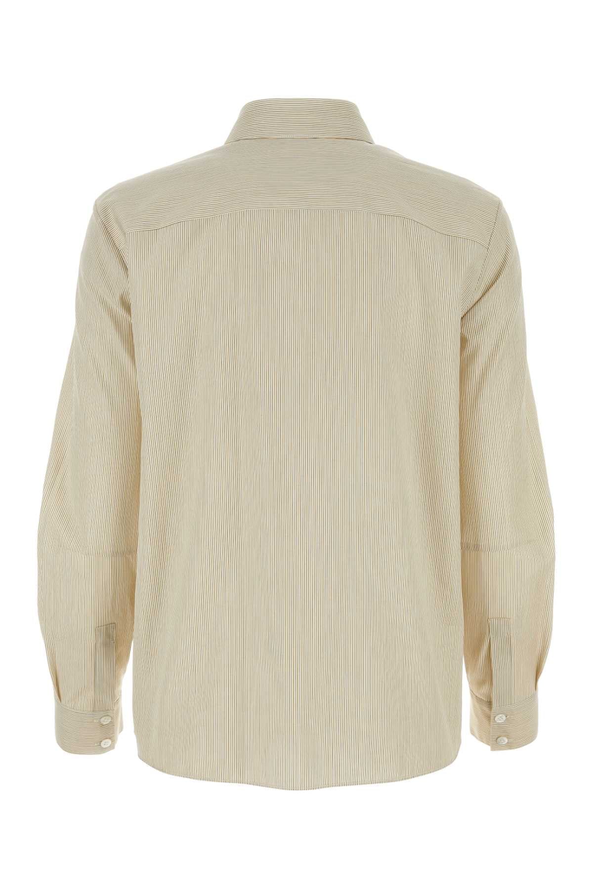 THE ROW Printed Poplin Side Shirt for Women - FW23 Edition