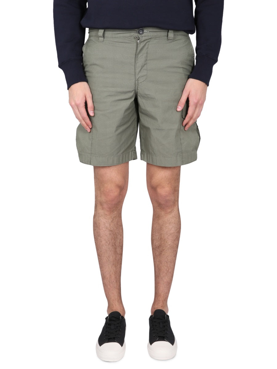 PS BY PAUL SMITH Men's Cargo Bermuda Shorts