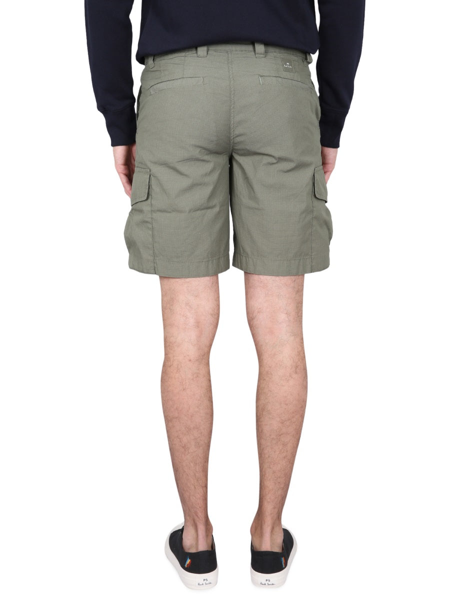 PS BY PAUL SMITH Men's Cargo Bermuda Shorts