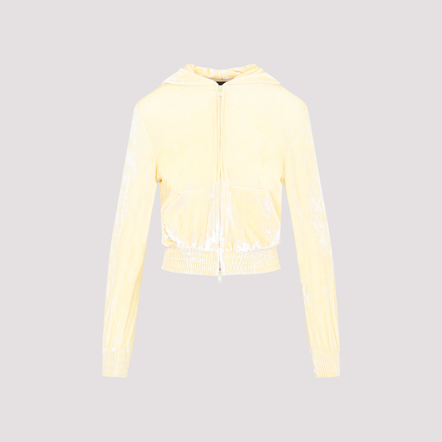 BALENCIAGA Fitted Zip-Up Hoodie for Women