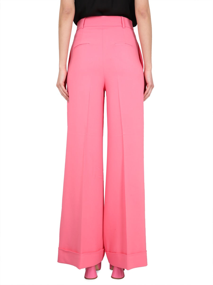 MOSCHINO High Waist Trousers with Belt Loops