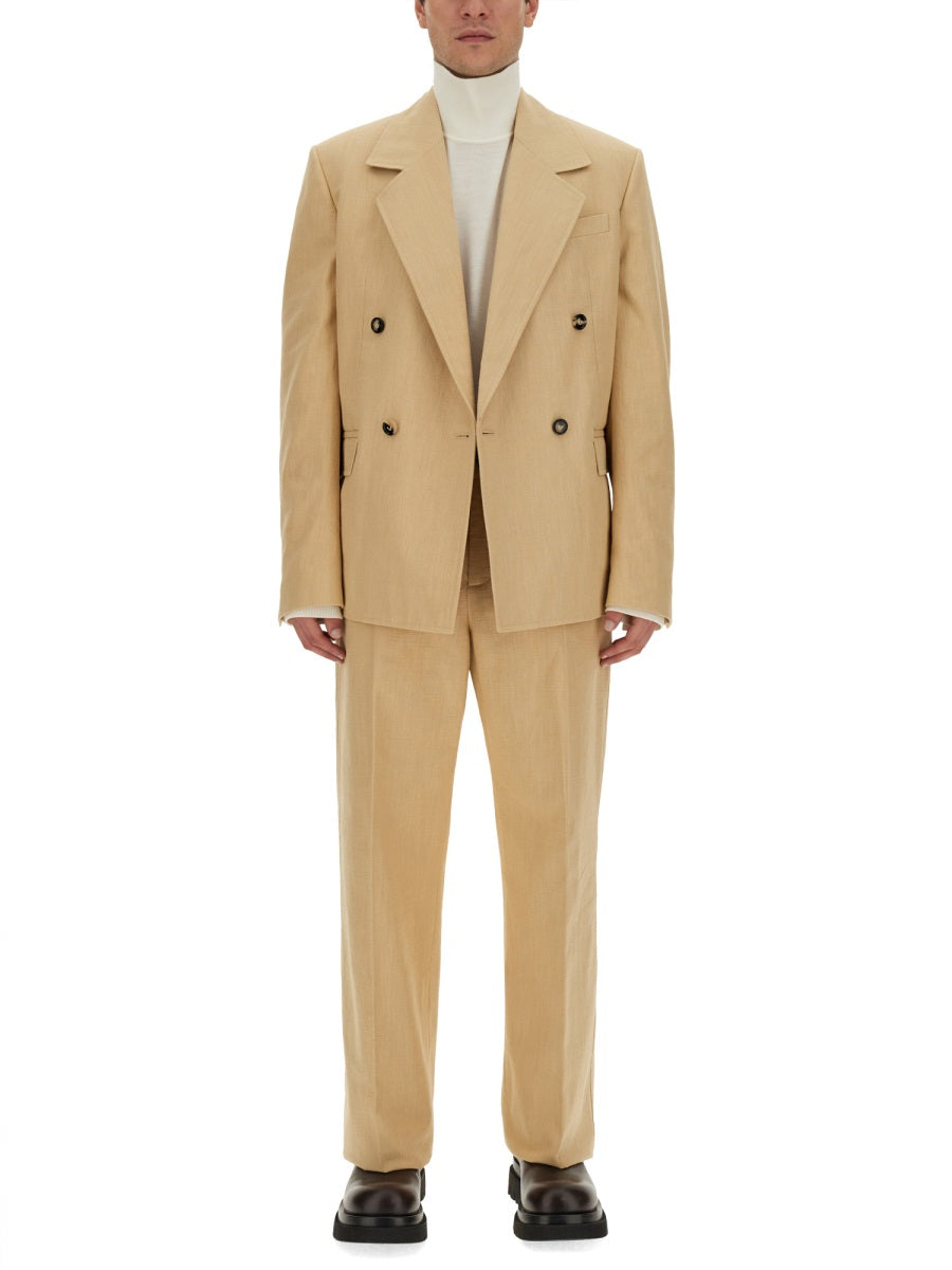 BOTTEGA VENETA Men's High Neck Embroidered Sweater