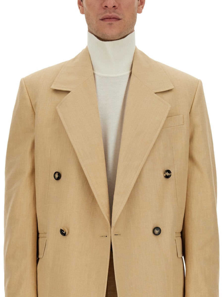 BOTTEGA VENETA Men's High Neck Embroidered Sweater