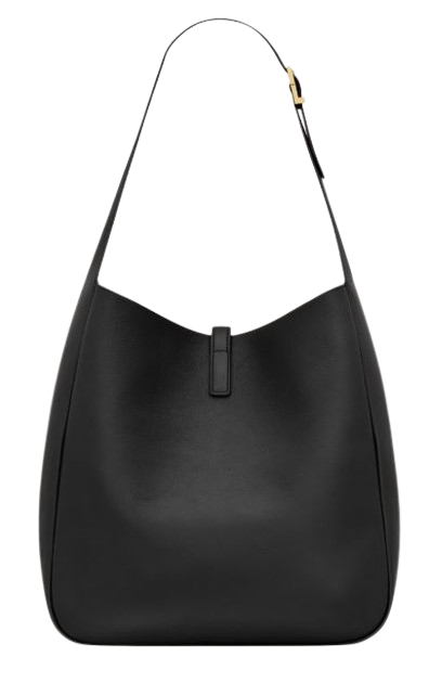 SAINT LAURENT Mini Shoulder Bag with Gold Logo