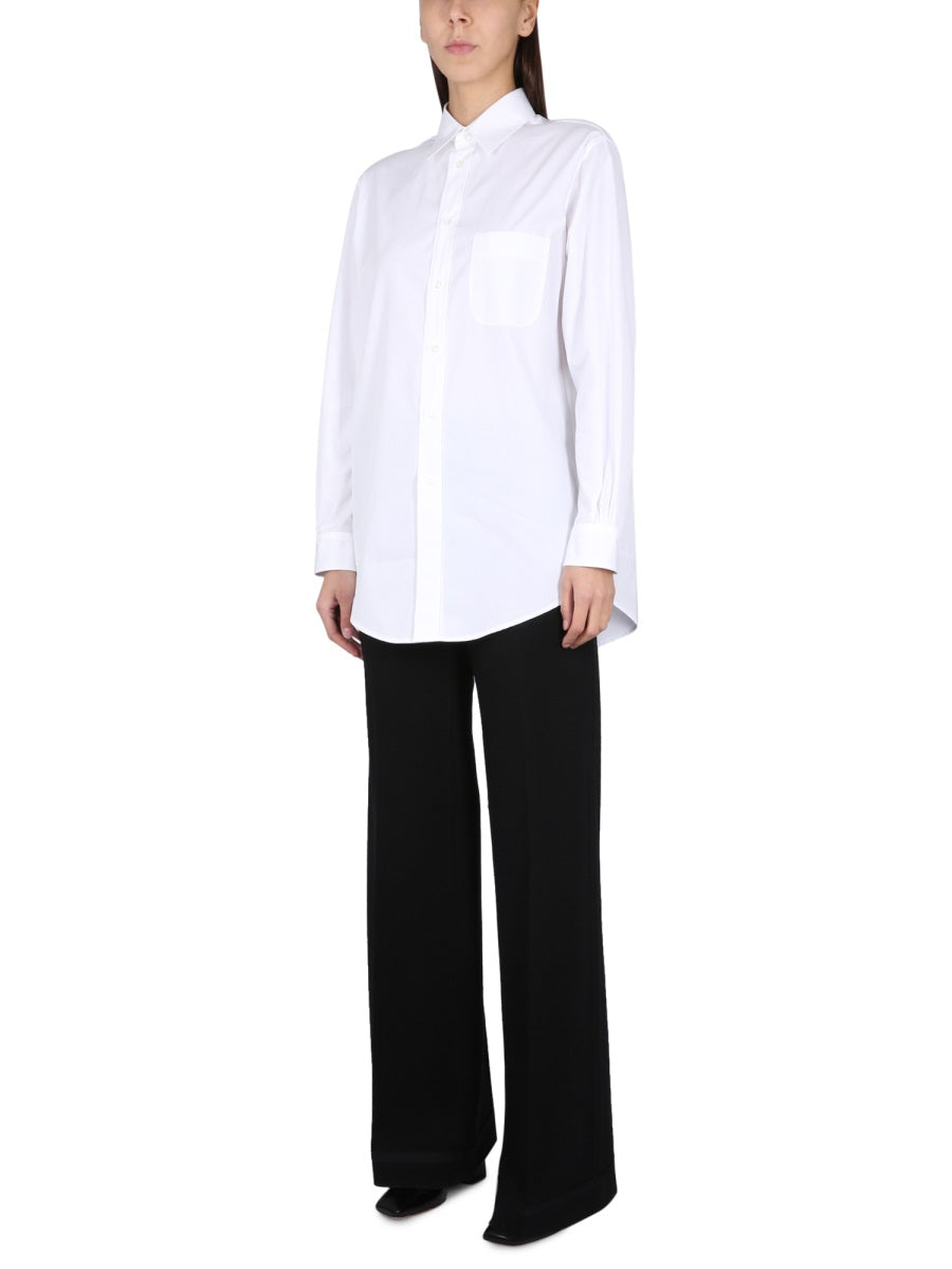 MAISON MARGIELA Pointed Collar Poplin Shirt