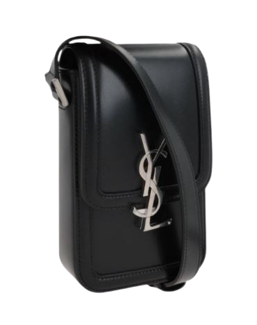 SAINT LAURENT Men's Mini Leather Wallet