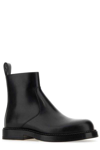 BOTTEGA VENETA Premium Leather Strut Ankle Boots for Men