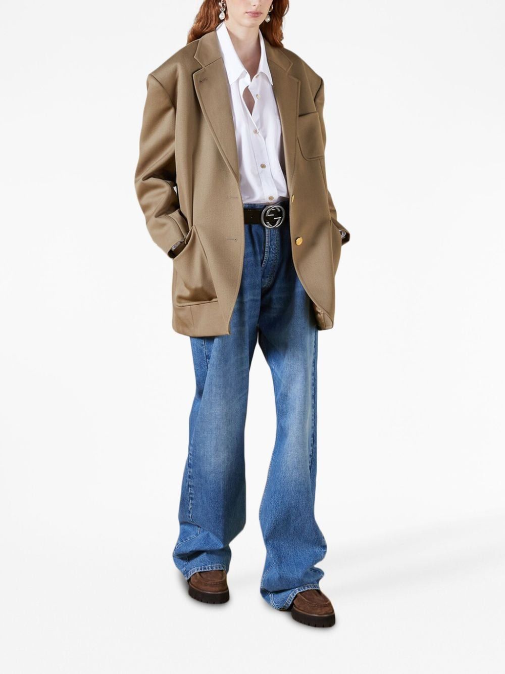 GUCCI Luxurious Wool Jacket for Women - Fall/Winter Collection