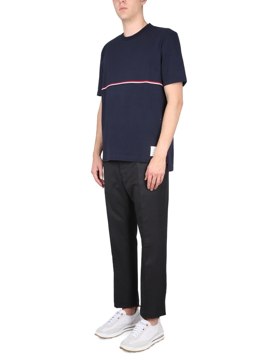 THOM BROWNE Men's Classic RWB Detail T-Shirt