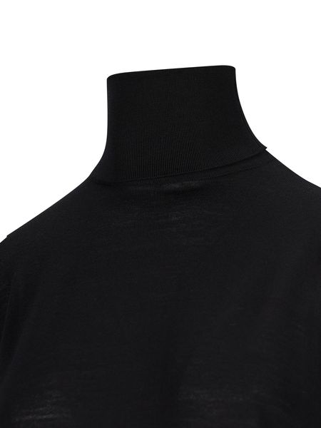 SAINT LAURENT Chic Turtleneck Wool Pullover