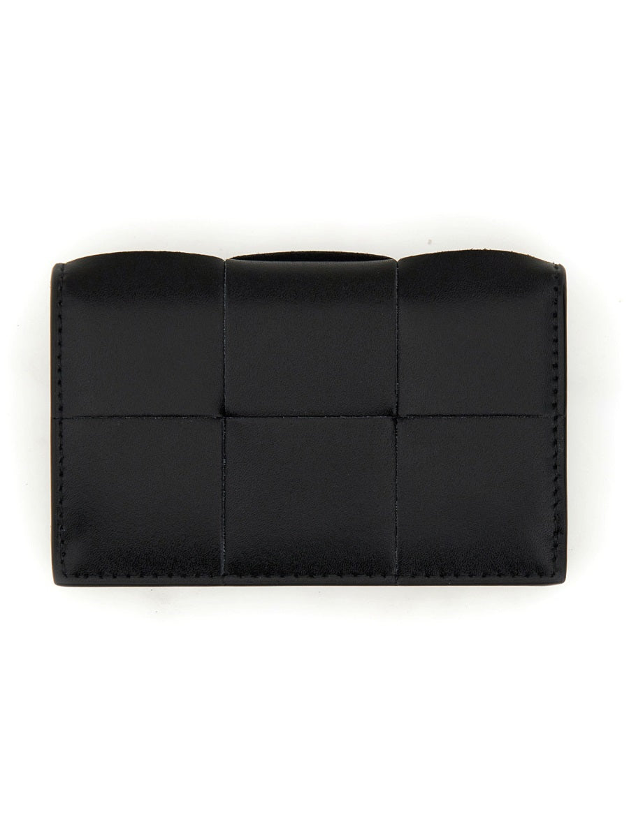 BOTTEGA VENETA Mini Leather Business Card Holder