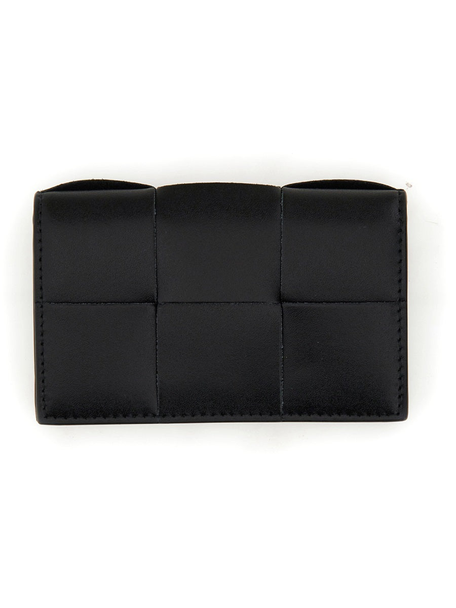 BOTTEGA VENETA Mini Leather Business Card Holder
