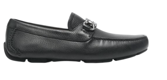 Ferragamo Leather Moccasins with Rubber Sole