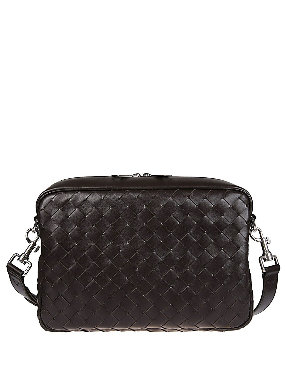BOTTEGA VENETA Intricately Woven Room Handbag - Men's Crossbody Bag
